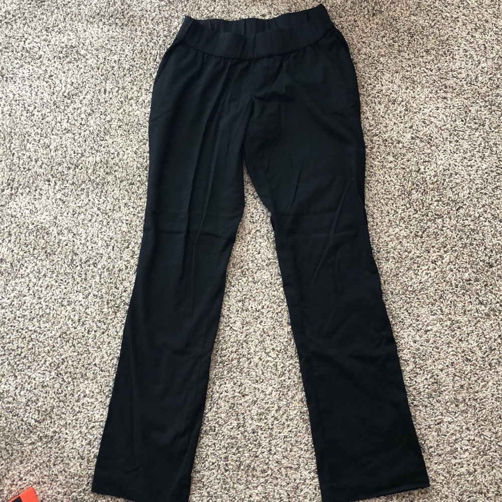 Black Maternity Dress Pants